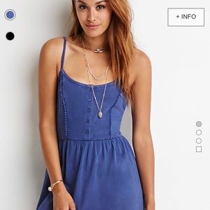 F21 Lace Paneled Cami Dress